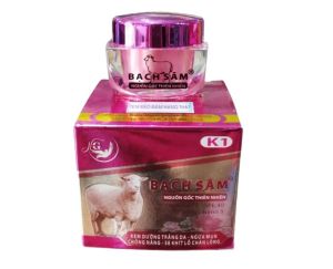 (K1) Kem Dưỡng Trắng Da-Ngừa Mụn-Chống Nắng-Se Khít Lỗ Chân Lông Bạch Sâm 12g