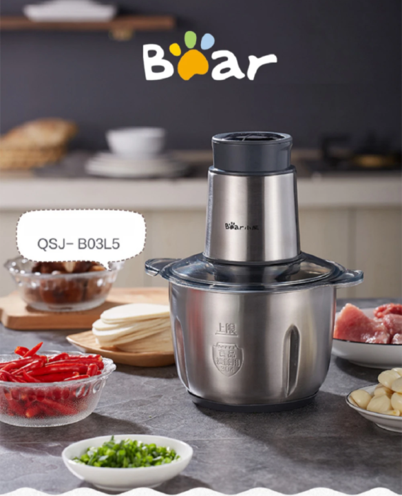 Bear%20QSJ-B03L5%20Meat%20Grinder%20Food%20chopper%20Household%20Electric%20304%20Stainless%20Steel%20Automatic%20Small%20Play%20Grind%20Meat%20Filling%20-%20Image%203