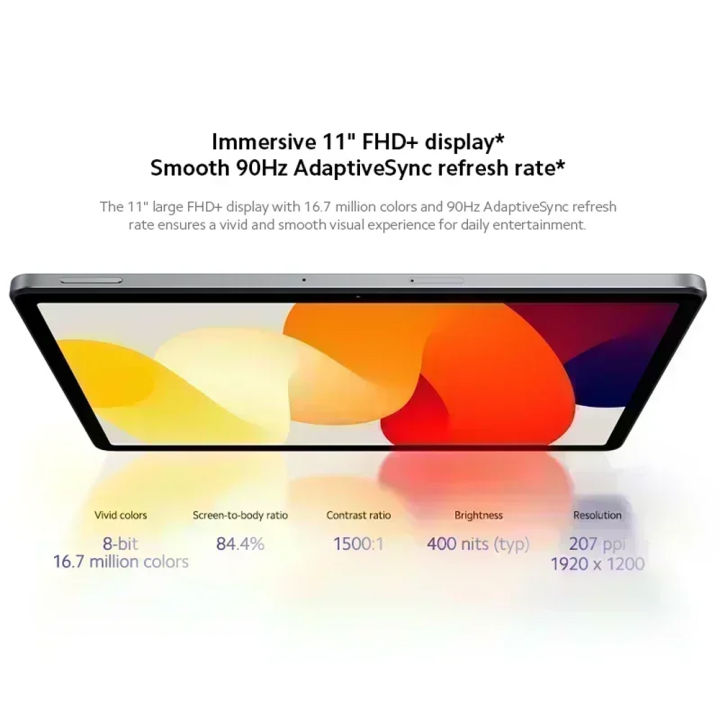 Xiaomi Redmi Pad SE Tablet | 4GB+128GB/8GB+256GB | Snapdragon 680 | 11 ...