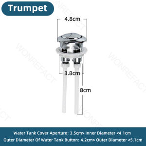 Universal Toilet Tank Inlet Valve Accessories Toilet Button Replacement Kit Inlet Valve Accessories Toilet Button