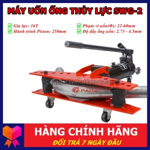 Máy Uốn Ống Thủy Lực SWG-2 - Phạm vi uốn từ phi 22-60mm - Nhanh Mạnh Chính Xác - Bảo Hành 6 Tháng