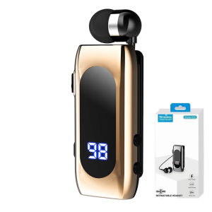 ยกเลิก K55กล้องส่องทางไกล Lavalier ธุรกิจหูฟังบลูทูธ5.2การพูดคุย/เวลาดนตรี20ชั่วโมงจอแสดงผลดิจิตอล LEDรองรับการคลิกเดียวภาพตัดเสียงรบกวนหูฟังไร้สาย PK F920