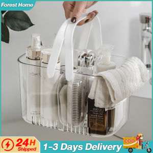 Bathroom Storage Basket Plastic Shower Caddy – Handle Basket Portable Wash Basket For Dorm Toiletry