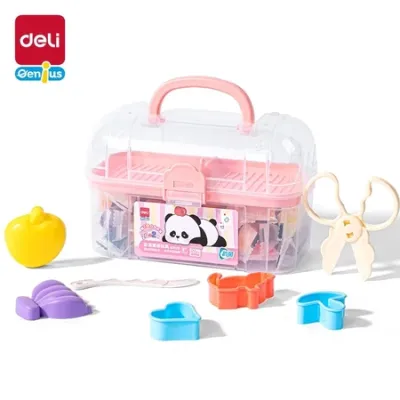 Deli Genius Playdough Kit Set 24 Warna 67825X