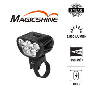 Đèn xe đạp MAGiCSHINE MONTEER 3500S siêu sáng 3500 lumen chiếu xa 350m pin rời (kèm theo) sạc USB-C