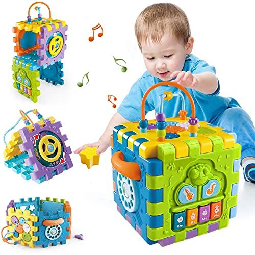 Activity Cube Baby Toys to12 MonthsEarly Educational Music and