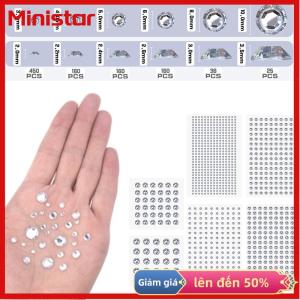 Ministar Tự dính mặt tóc đá quý thạch pha lê Sticker cơ thể đồ trang sức Sticker trang điểm thủ công trang trí nội thất Sticker