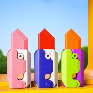 Glow in the dark Radish Knife Decompression Toy 3d Gravity Toys Flash Printed Radish Knife