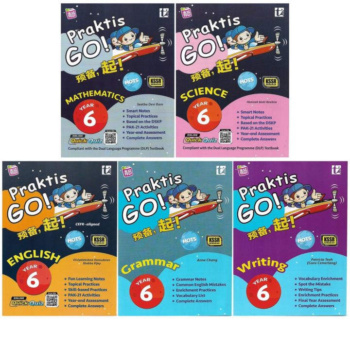 SJKC Primary 6 Workbook PRAKTIS GO! 6 English Version Buku Latihan ...