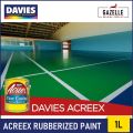Davies Acreex Rubberized Floor Paint Dark Velvet Gray - 1L. 