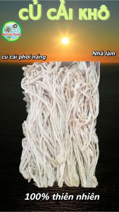 [500gr] CỦ CẢI KHÔ SỢI DÀI DAI GIÒN   TIỆN LỢI DỄ CHẾ BIẾN