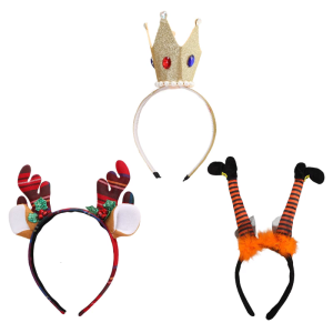 Childrens Party Hair Accessory Practical Lightweight Cloth Headpiece With Cartoon Designs Costume Party Hair Ornaments