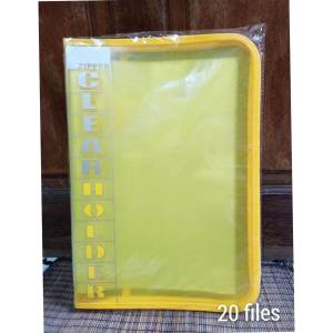 Penyimpan File Gambar Reksleting Clear Holder Zipper 20files Map transparan Raksleting isi 20 kantong Map Menyimpan Gambar Peralatan Menggambar