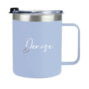 Personalised Coffee Mug Customised Birthday Gift Housewarming Stainless Steel Mugs Gifts