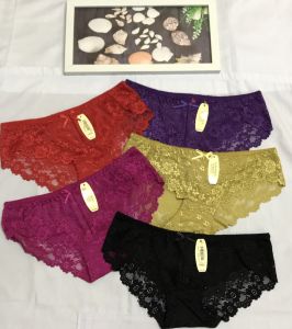 Quần Lót Nữ Thun Ren 8301 Size (50Kg-55Kg) - Quần Chip Nữ vải ren co dãn 4 chiều thoải mái mặt vải mềm mỏng mịn mát nhiều màu đẹp