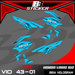 STICKER PREMIUM Stiker Vario 160 Bisa Hologram Striping Vario 160 2022 2023 Vio 43