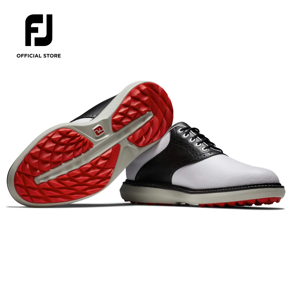 Red on sale golf shoes