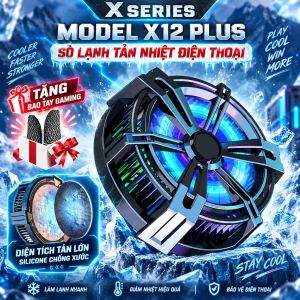 Quạt tản nhiệt điện thoại sò lạnh từ tính P60 / K10 / K5 / X12 Plus màn hình hiển thị nhiệt độ Gaming giảm nhiệt sâu có thể đóng băng