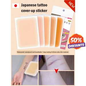 Japan Tattoo Concealer Sticker/Waterproof Cover Birthmark Scars/Smudge-proof Body Art Makeup/Party Performance Accessories For Adults/Cultural Enthusiasts