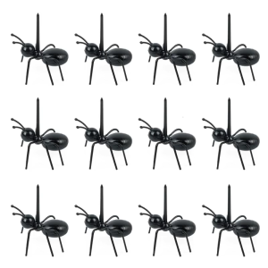12PCS Mini Ants Shape Picks Reusable Party Toothpicks Dessert Fork Animal Appetizer Forks