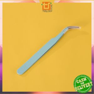 OFM-K184 Pinset Bulu Mata Eyelash Extension Pinset Bengkok Serbaguna / Tweezer Lurus Pinset Lengkung