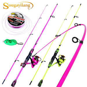 Sougayilang Cần Câu Hoặc Cần Câu Bộ Máy Câu Cá Cần Câu 1.8M Với Máy Câu Cá Dòng 1000-3000 Kiểm Tra Năng Lượng 5Kg