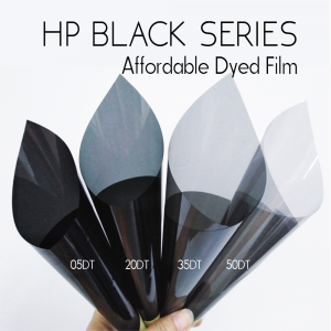 HP50 / 1ply / Black / Made in Korea / VLT 50% / Darkness 50% / Tinted kereta / Tinted film