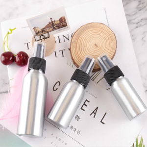50/100ml Portable Aluminum Fine Mist Spray Bottle / Sprayer Atomizer /Aluminum Spray Bottle Aluminum Spray Bottle for Sun Spray Perfume Disinfectant lotion make-up