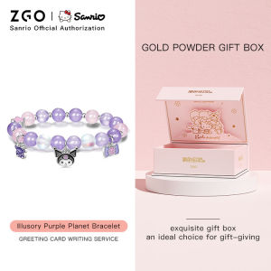 ZGO x Sanrio Melody Pink Crystal Bracelet Beaded Female Niche Exquisite Children Christmas Girls Gift 6021