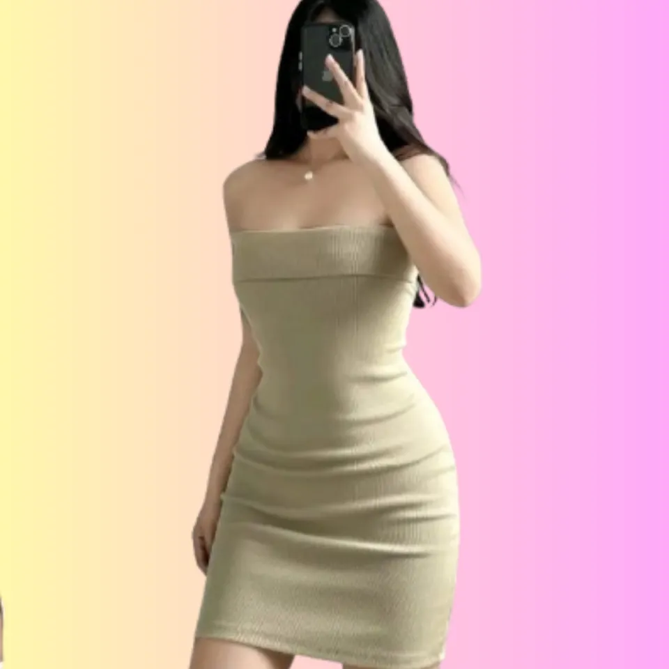 FASHIONISTAKO SIZZY DRESS PLAIN Mini/Above Knee Sleeveless Off Shoulder Tube Bodycon Dress for ladies | Lazada PH FASHIONISTAKO SIZZY DRESS PLAIN Mini/Above Knee Sleeveless Off Shoulder Tube Bodycon Dress for ladies | Lazada PH