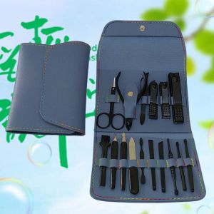 Harga Grosir - Gunting Kuku Set 16 in 1 / Manicure Set / Dompet Gunting Kuku Set 16 in 1 Stainless
