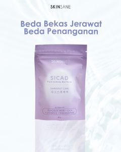 SKINSANE - Face & Body Bar Soap 80gr BPOM - Sabun Wajah dan badan Skinsane - Sicad - Sactea - Majie Skinsane By SR12