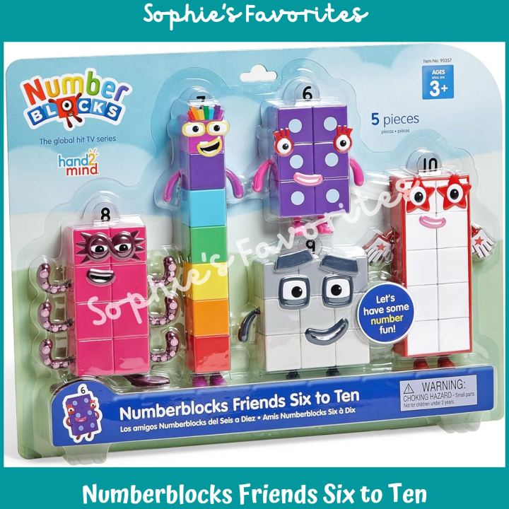 Numberblocks Friends Six to Ten Figures Toy | Lazada PH