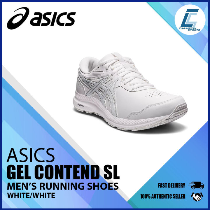 Asics Men s Gel Contend SL Running Shoes 1131A049 100 GG2 RO Lazada Singapore