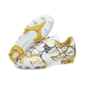 Low-top pink new football shoes with long spikes and short spikes for primary and middle school students competition and training shoes for boys and girls