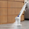 【Fast delivery】 Electric Spin Scrubber with 8 Replaceable Brush Portable Power Shower Brush for Bathroom Bathtub Kitchen Tile Floors. 