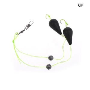 QUANSEN 1Pcs High Sensitivity Inverted Bottom Double Hook Fishing Float Kit Suitable For Sea And Freshwater Fishing