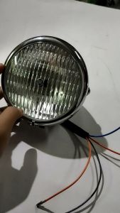 Lampu pesek mini Crome plus breket longsong plus sen variasi RX king cb Tiger Megapro Vixion dll