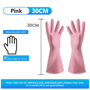 Reusable Food-grade Kitchen Gloves Laundry Household Cleaning Gloves Dish Washing Non-slip Rubber Glove