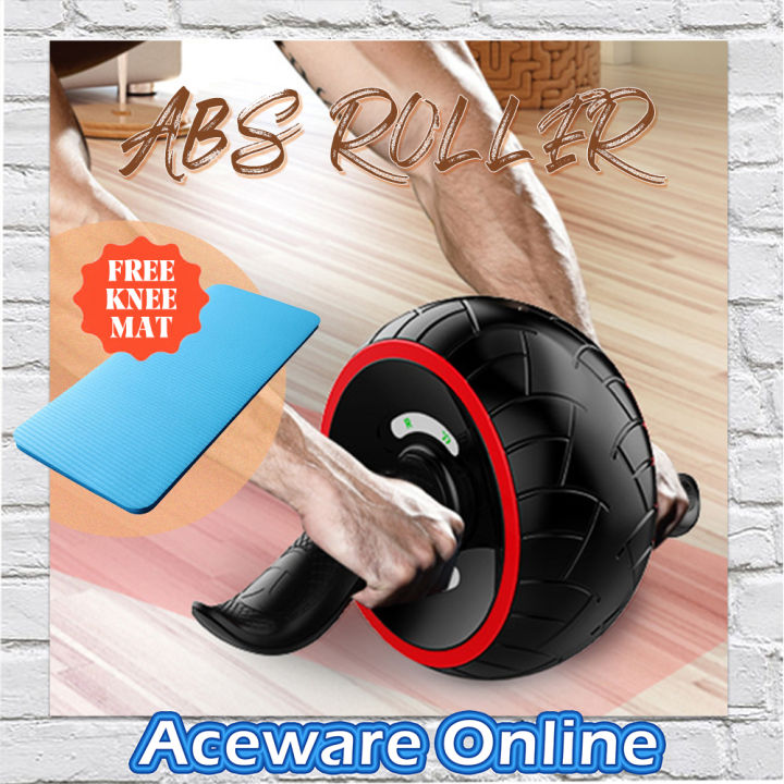 Power Stretch Wheel Auto Spring Back Abdomen ABS Roller Ab Roller Six