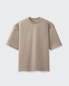 Oxwhite Men Oversized Shoulder Panelled Tee