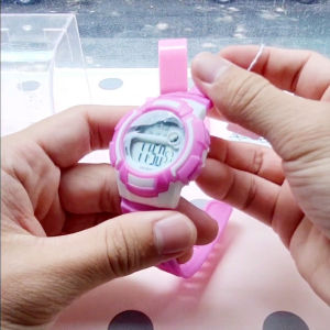 Sanrio Hello Kitty Girls Women Sporty Digital Watch HKSQ3130-01B Purple