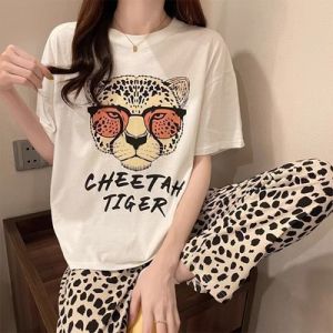 BED TIME STORY ชุดนอนลายการ์ตูน ชุดนอนเกาหลี ชุดนอน 2 ชิ้น มีหลายไซต์ อก 30-48 นิ้ว W125