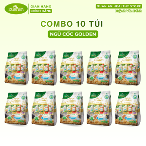 Combo 10 Túi Ngũ cốc Golden 4 Vị Xuân An (ít đường) 400g