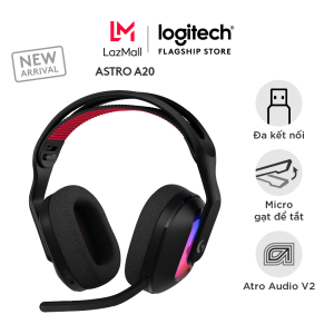 Tai nghe Gaming không dây Logitech G Astro A20 X LIGHTSPEED - Bluetooth LIGHTSYNC RGB Mic 48 kHz