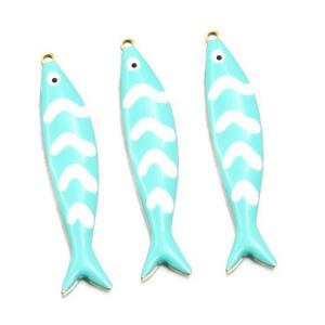 Double Sided Colorful Cloisonné Drop Pendant Comfortable Stainless Steel Chain Accessory