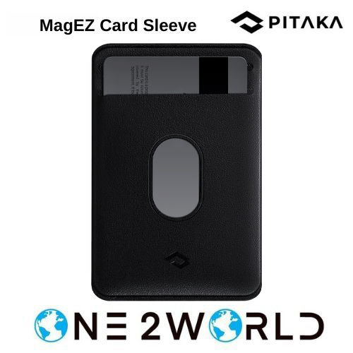 PITAKA MagEZ Card Sleeve 3.0, Phone Card Holder, Stylish, Aramid Fiber,  Secure Card Holder, Ultra-Slim MagSafe Wallet for Quick Card Access, PU  Leather, Black | Lazada Singapore