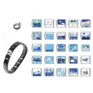 Multifuntional Bracelet Link Tool Module Bracelet Connection Bracelet Charm Stainless Steel Charm Bracelet for
