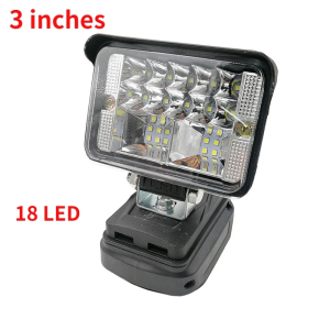 【NEW】Cordless LED Work Light Spotlight for makita/osuka Li-ion Battery Outdoor Floodlight Emergency Light with USB