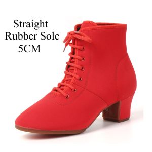 Women Ballroom Latin Jazz Modern Dance Shoes Lace Up Dancing Boots Sports Dancing Sneakers